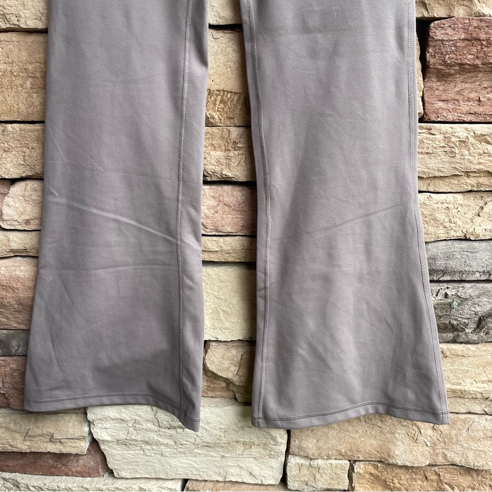 Yogalicious Lux mocha hi rise flare leggings Women Large NWT - Picture 2 of 12